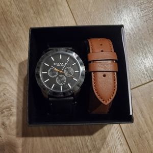 Coach Men's Boxed Casey Gift Set 42mm
